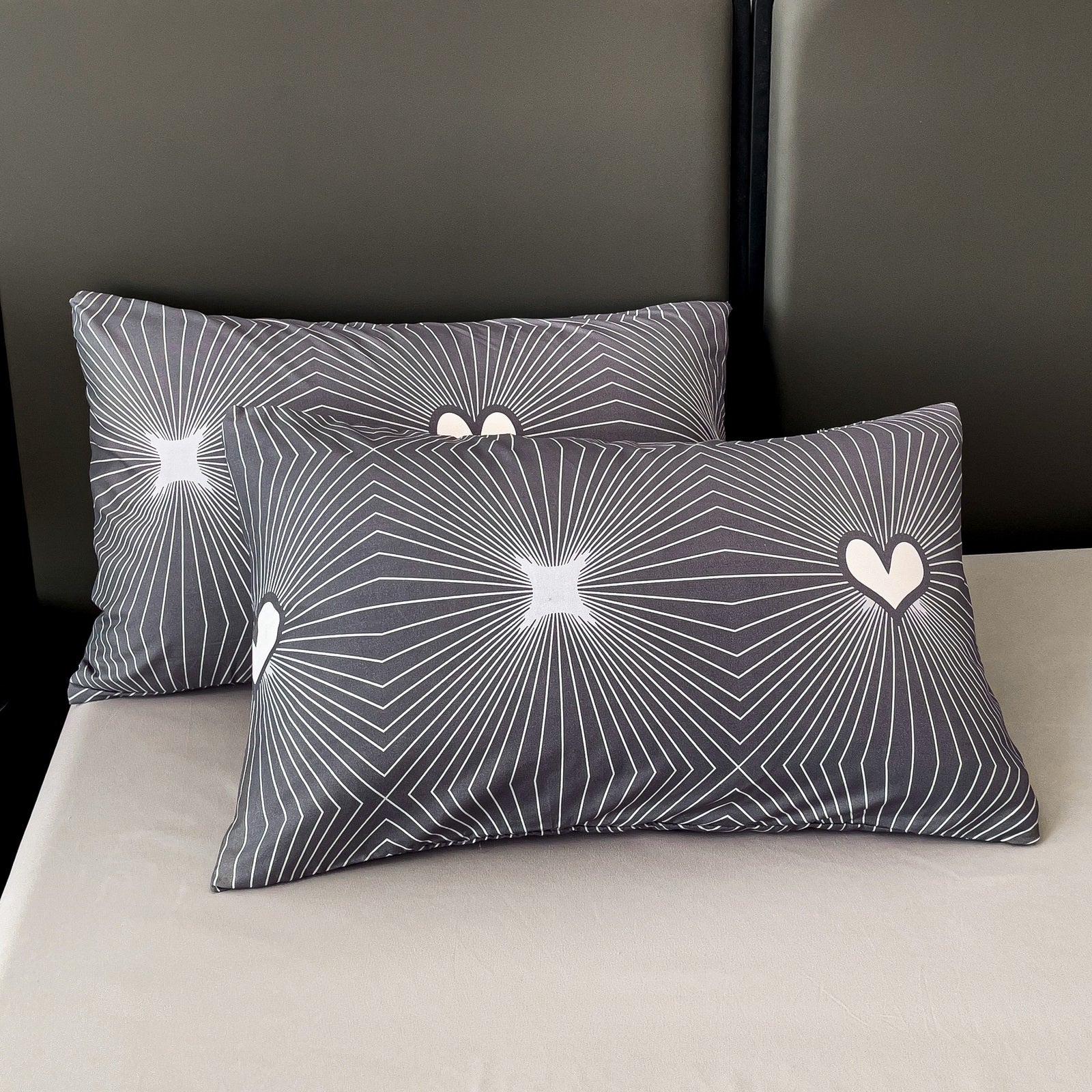 Imagen de Juego de sábanas Juego de cama 4 piezas Estampada Estrella en color Cama 90 de Meishida